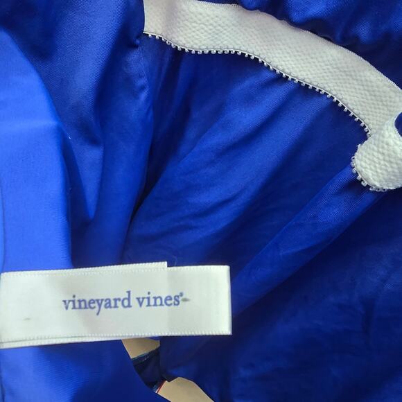 Vineyard Vines One Piece Swimsuit America's Cup Yacht Halter Multicolor Medium - Picture 6 of 9